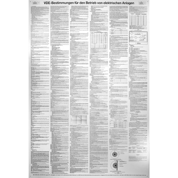 VDE regulations sign - Sign for VDE regulations