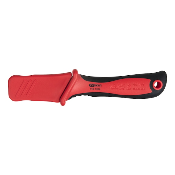 Insulated setting knife, 180 mm - Electrician's knife