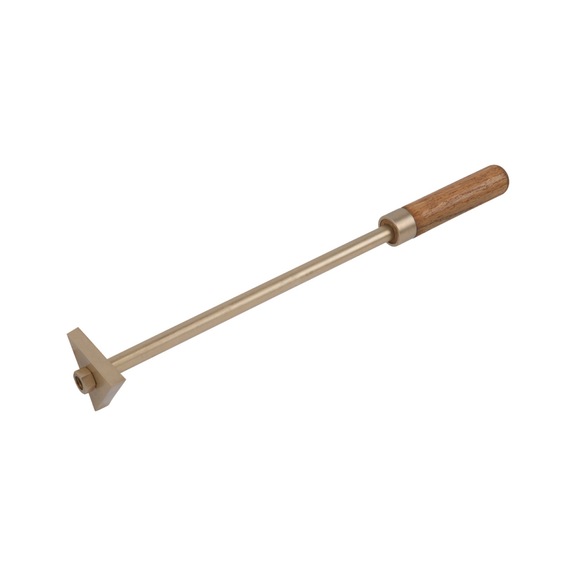 KS TOOLS BRONZEplus triangular plate scraper 420 mm - Scraper