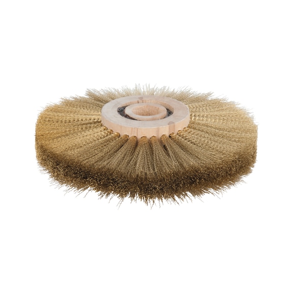 BRONZEplus round brush, tin bronze wire, crimped, D: 150 mm - Brushes