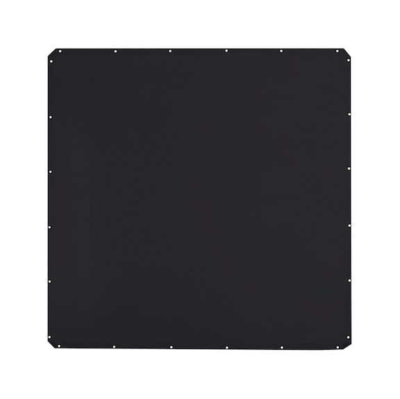 Welding protection tarpaulin, black - Welding protective tarpaulin
