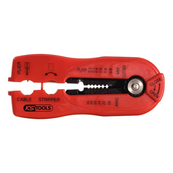 KS TOOLS Multifunctional stripping tool, 0.2–0.8 mm - Stripping knife