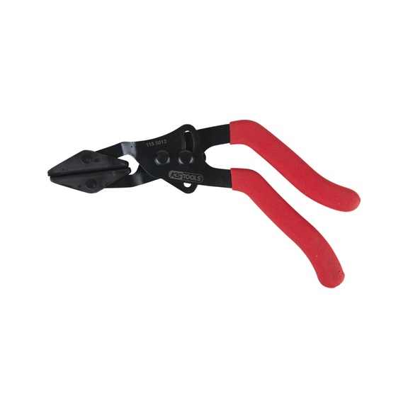 KS TOOLS Stufenlose-Abklemmzange abgewinkelt, D: 35,0 mm - Weitere Zangen