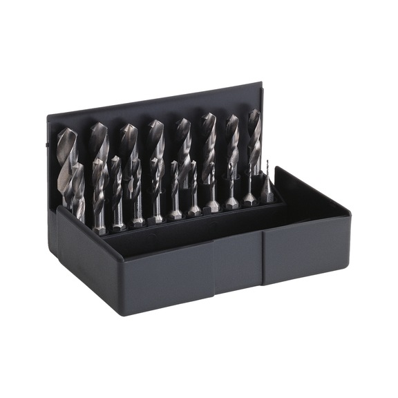 Twist drill bit set HSS-G 1.0 - 10.0 mm - Drilling and countersinking tools with non-detachable cutting edges (other)