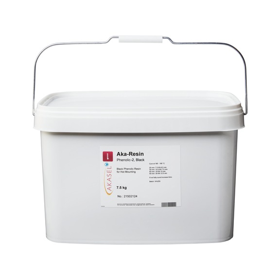 AKASEL AKA-RESIN PHENOLIC-2 Black hot mounting resin, 25 kg - AKA-Resin Phenolic-2 black hot embedding resin