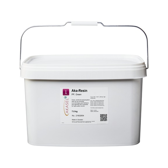 AKASEL AKA-Resin PP, green, hot embedding resin 7.5 kg - AKA-Resin PP green hot embedding resin