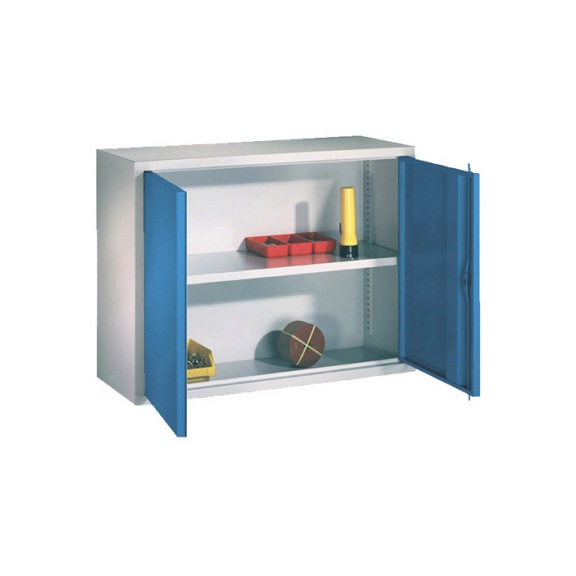 Wandhängeschrank Breite 800 mm, 2 x Vollblechtüre, 1 x Fachboden - Betriebsausstattung, Werkstatteinrichtung (Sonstiges)
