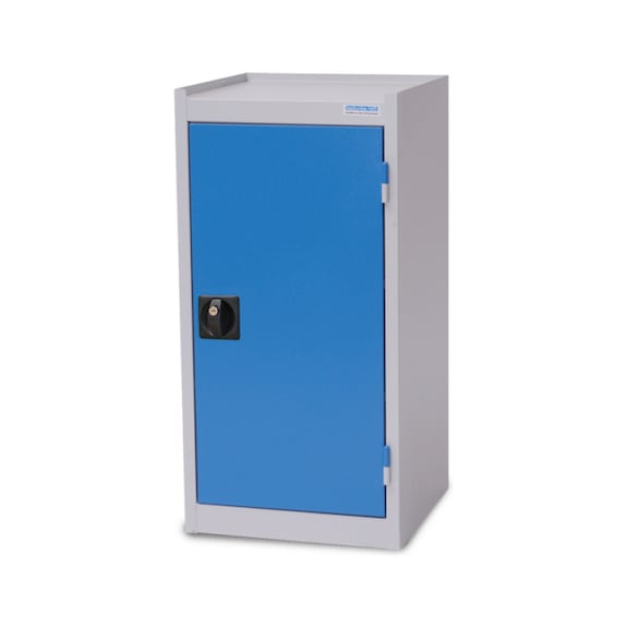 Flügeltürenschrank 105, Tiefe 500 mm, 2 höhenverstellbare Fachböden, Abrollrand - Werkzeugschrank