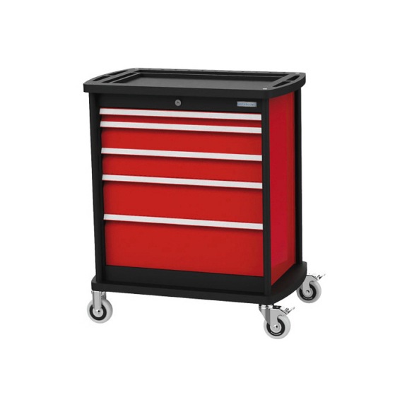 Mobile tool trolley Maxmobile 1, width 780 mm, 5 x drawer - Workshop trolley