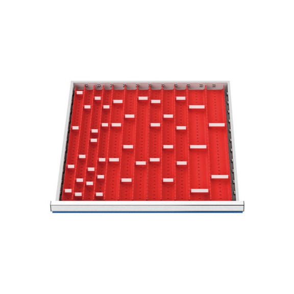 Drawer dividers R 24-24 with tray plates for front 50/75 mm - Drawer partition (workshop)