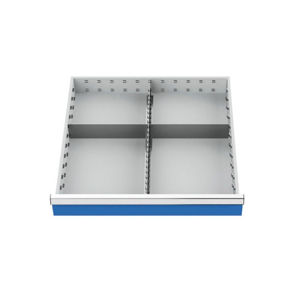 Drawer divider R 24-24 with metal divider for front 200 mm, 137A - Drawer partition (workshop)