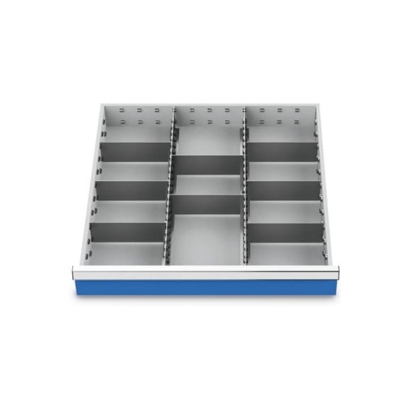 Drawer divider R 24-24 with metal divider for front 150 mm, 139BLH150A - Drawer partition (workshop)
