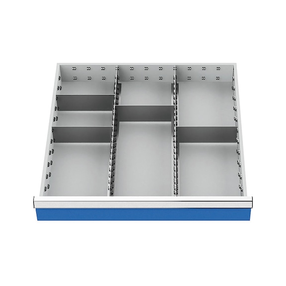 Drawer divider R 24-24 with metal divider for front 200 mm, 146BLH200A - Drawer partition (workshop)