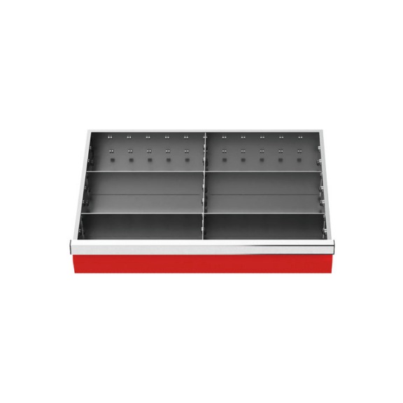 Drawer division R 24-16 with metal division for front 200 mm - Drawer partition (workshop)