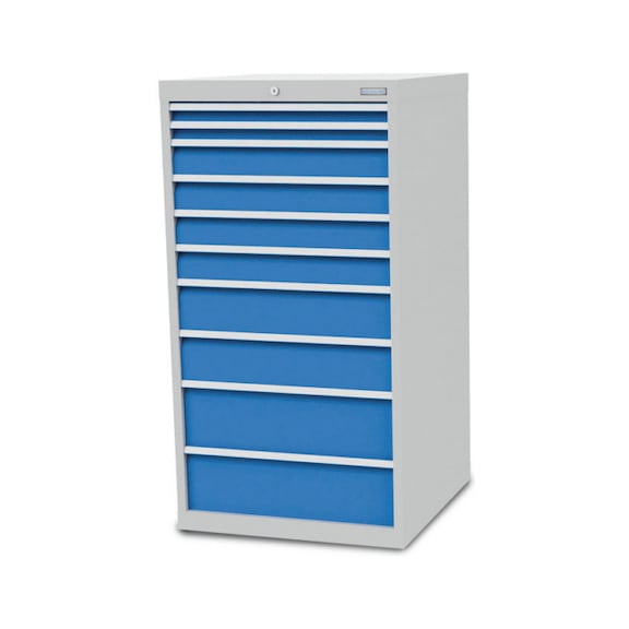 Schubladenschrank Tiefe 736, R 24-24, 10 x Schubladen - Schubladenschrank (Lagereinrichtung, Werkstatt)