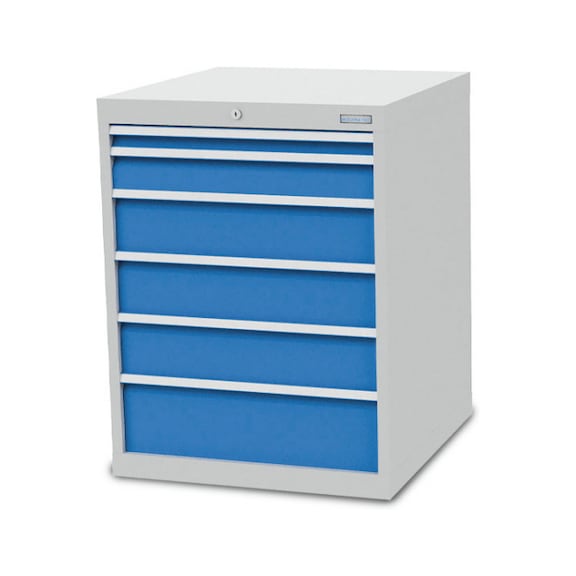 Schubladenschrank Tiefe 736, R 24-24, 6 x Schublade, 790/1131V10A - Schubladenschrank (Lagereinrichtung, Werkstatt)