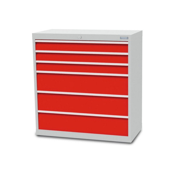 Drawer cabinet depth 500, R 36-16, 6 x drawer - Cupb. with drawers (storage equip., workshop)