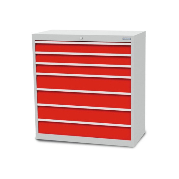 Drawer cabinet depth 500, R 36-16, 7 x drawer - Cupb. with drawers (storage equip., workshop)