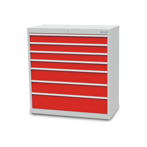Drawer cabinet depth 500, R 36-16, 7 x drawer, for shelving or individually - Cupb. with drawers (storage equip., workshop)