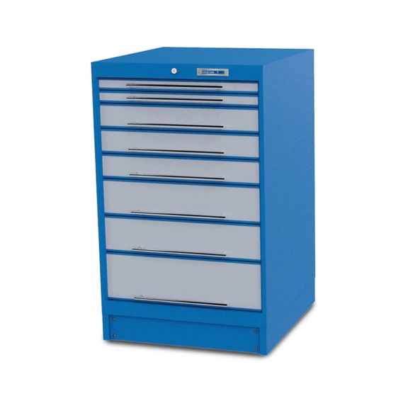 BEDRUNKA HIRTH TSM-Anbaumodul Tiefe 725 mm, R24-24, 8 x Schublade - Schubladenschrank (Lagereinrichtung, Werkstatt)