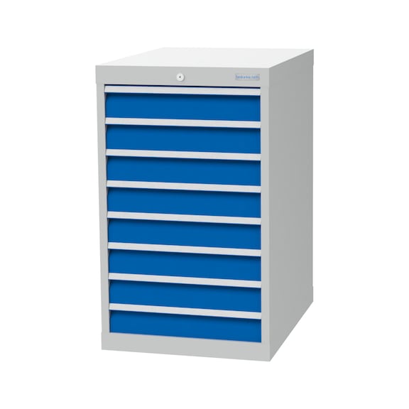 Schubladenschrank Tiefe 736, R 18-24, 8 x Schublade, 590/0800V10A - Schubladenschrank (Lagereinrichtung, Werkstatt)