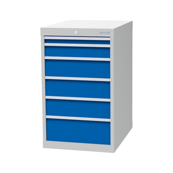 BEDRUNKA HIRTH Drawer cabinet depth 736, R 18-24, 6 x drawer, 590/1131V10A - Cupb. with drawers (storage equip., workshop)