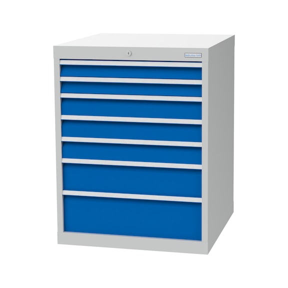Drawer cabinet depth 736, R 24-24, 7 x drawer, 790/2311V10A - Cupb. with drawers (storage equip., workshop)