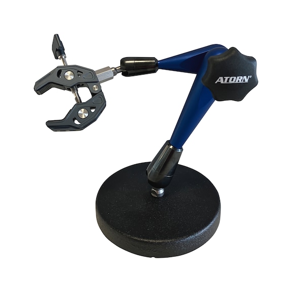 ATORN 3D articulated stand for assembly holder, "3rd hand"