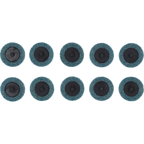 Replacement sanding pads, D:50 mm, grit 300, pack of 10 - Grinding pads