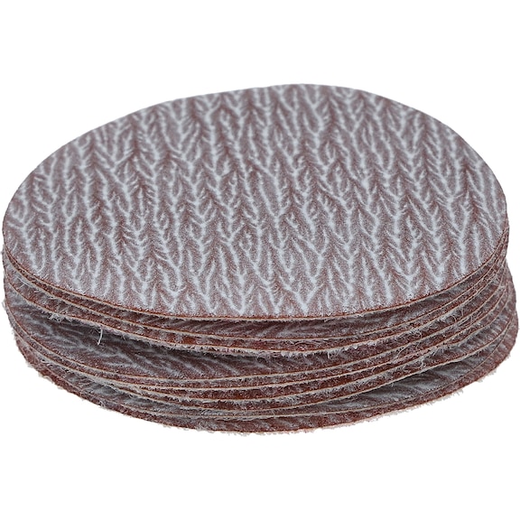 Replacement sanding pads, grit 600, D: 50 mm, pack of 10 - Grinding pads