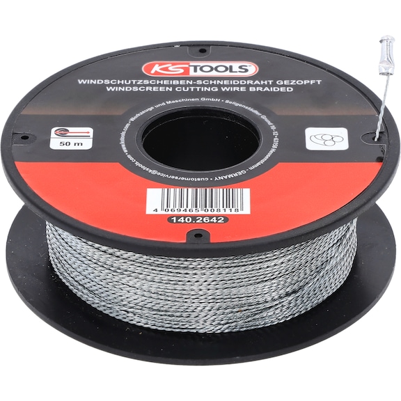 KS TOOLS Disc cutting wire, braided, 50 m - Tools (parts, miscellaneous)