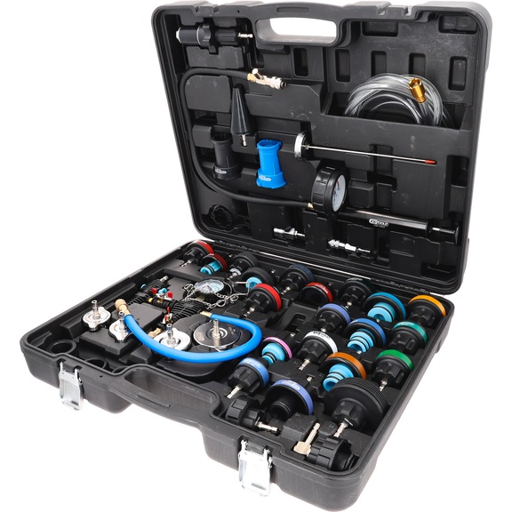 KS TOOLS MASTER Cooling System Diagnostic Service Set, 40 pcs - Coolant circuit (automotive, assembly, other)
