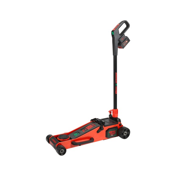 KS TOOLS e-performance hydraulic battery-powered trolley jack, 2 t - Shunting jack (hydraulic)