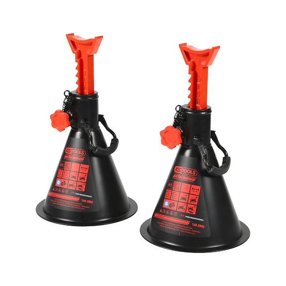 KS TOOLS performance Unterstellbock, 6 t, paarweise - Unterstellb&ouml;cke