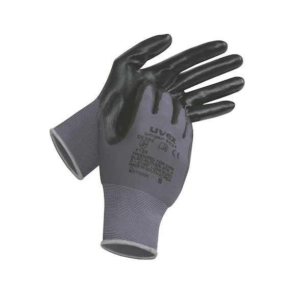 UVEX safety glove unipur 6634 60321 size 10 6032190 - 
