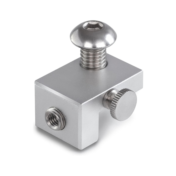 SAUTER rope and thread tension clamp AE 05 Compressive force 500 N Clamping width 2.5 mm - Clamps & clamps