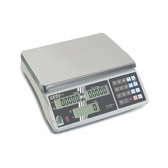 KERN counting scale CXB 30K2 Weighing range 30000 g Reading 2 g - Counting scale CXB