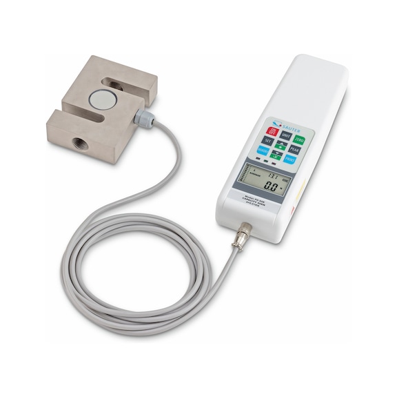SAUTER digital force gauge FH 50K Measuring range 50 kN Reading 10 N - Digital force gauge (external measuring cell) FH-M