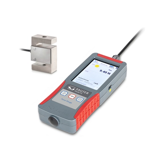 SAUTER force gauge set FS 2-2KSP1 Measuring range 2.5 kN Reading 0.5 N - Force gauge set FS SP1