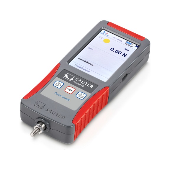 SAUTER digital force gauge FS 2-500 Measuring range 500 N Reading 0.1 N - Digital force gauge (internal & external measuring cell) FS