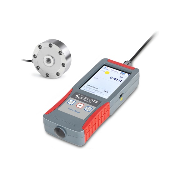 SAUTER force gauge set FS 2-50KRY1 Measuring range 50 kN Reading 10 N - Force gauge set FS RY1