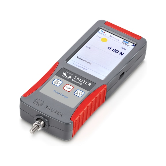 SAUTER Digitales Kraftmessgerät FS 4-100 Messbereich 100 N Ablesung 0,02 N - Digitales Kraftmessgerät (int & ext Messzelle) FS