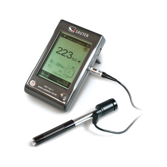 SAUTER Leeb hardness tester HMO Measuring range 170 - 960 HL Reading 1 HL - Leeb hardness tester