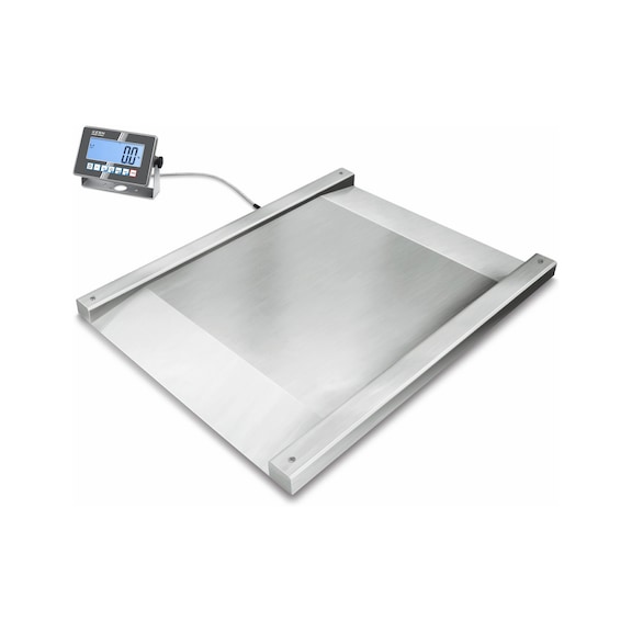 KERN drive-through scale NXC 600K-1M stainless steel Weighing capacity 600 kg Reading 0.2 kg - Drive-through scale NXC