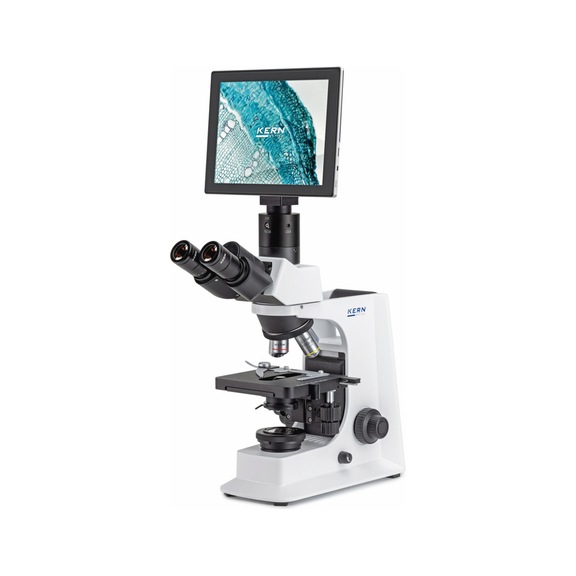 KERN digital microscope set OBL 137T241 4x /10x /40x /100x screen 2048x1536 - Digital microscope set OBL