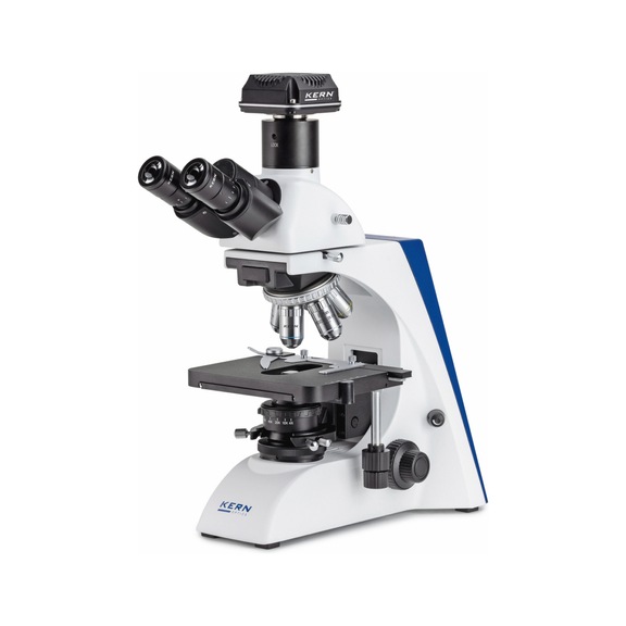 KERN digital microscope set OBN 135C832 Trinocular 4x / 10x / 20x / 40x / 100x LED - Digital microscope set OBN