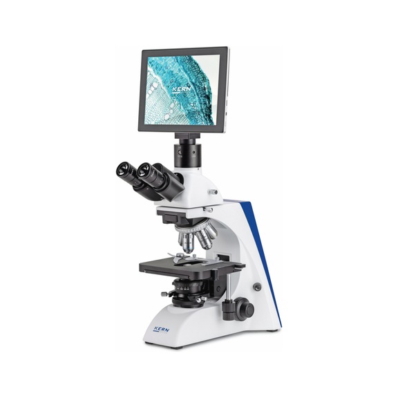 KERN digital microscope set OBN 135T241 Trinocular 4x / 10x / 20x / 40x / 100x - Digital microscope set OBN