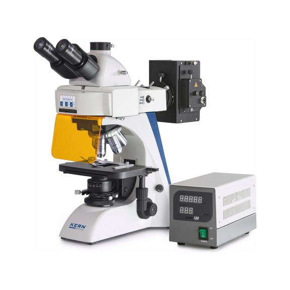 KERN fluorescence microscope OBN 147 4x/10x/20x/40x/100x 20W halogen - Fluorescence Microscope OBN-14