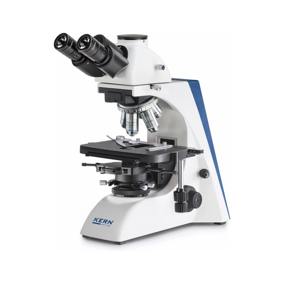 KERN transmitted light microscope OBN 159 Trinocular 4x/10x/20x/40x/100x 3W LED - Transmitted light microscope OBN