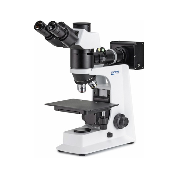 KERN Metallurgical Inverted Microscope OKM 173 Trinocular 5x / 10x / 20x / 50x - Metallurgical microscopes